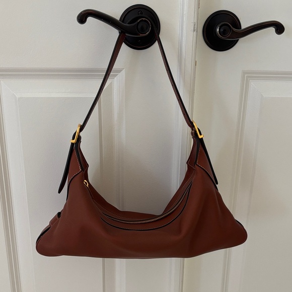 Celine Medium Romy Brown Leather Shoulder Bag - Picture 3 of 11